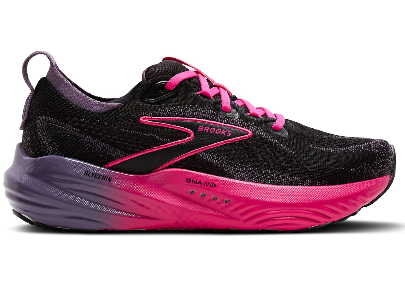 Brooks Glycerin 22 Black Montana Fuchsia (Women's)