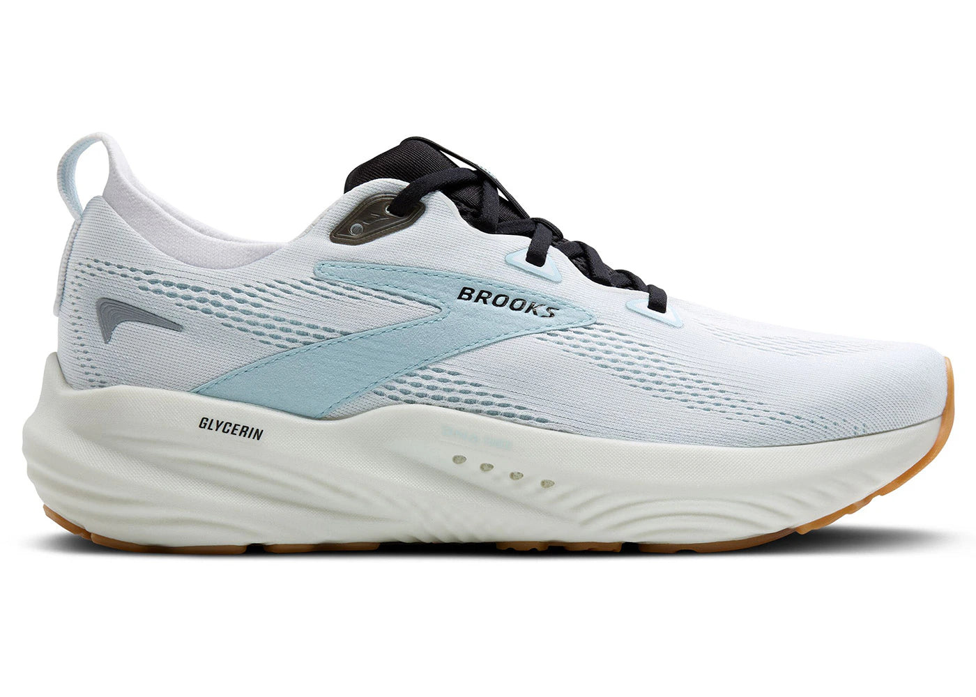 Brooks Glycerin 22 Bright White Winter Sky Black