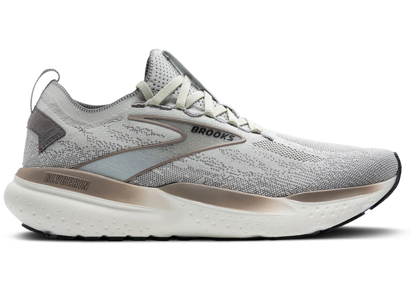 Brooks Glycerin StealthFit 21 Grey Frost Grey Champagne