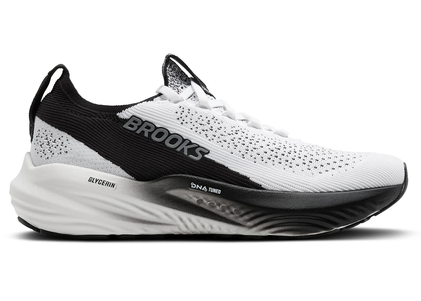 Brooks Glycerin StealthFit 22 White Grey Black