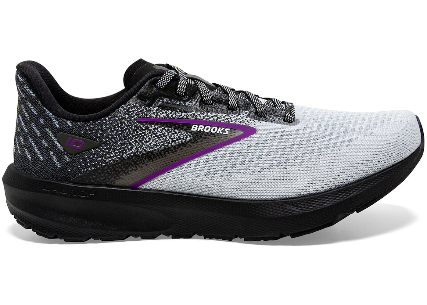 Brooks Launch 10 Black White Violet (Women's)