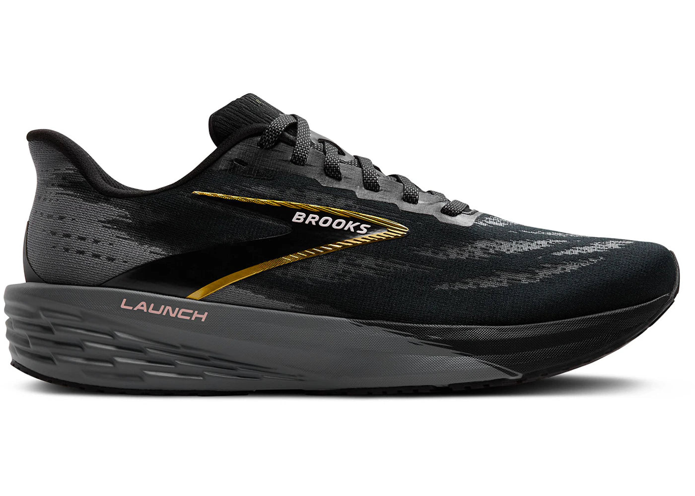 Brooks Launch 11 Black Grey Gold