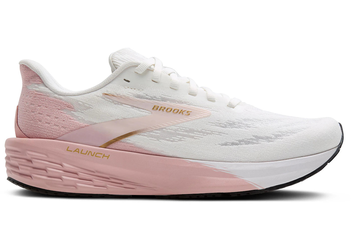 Brooks Launch 11 White Gold Pink (Women's)