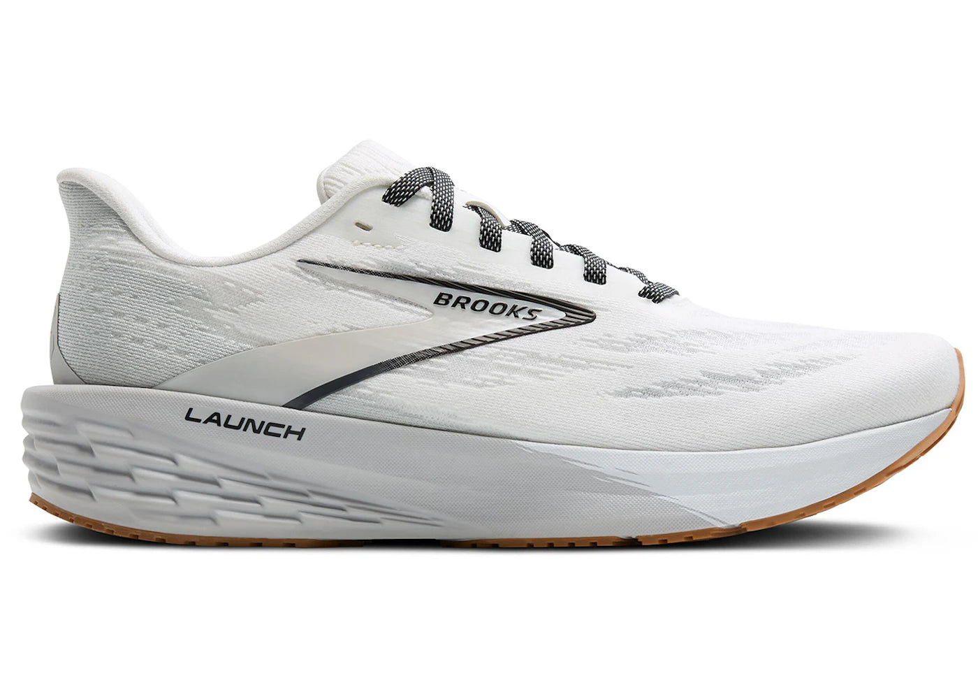 Brooks Launch 11 White Grey Black