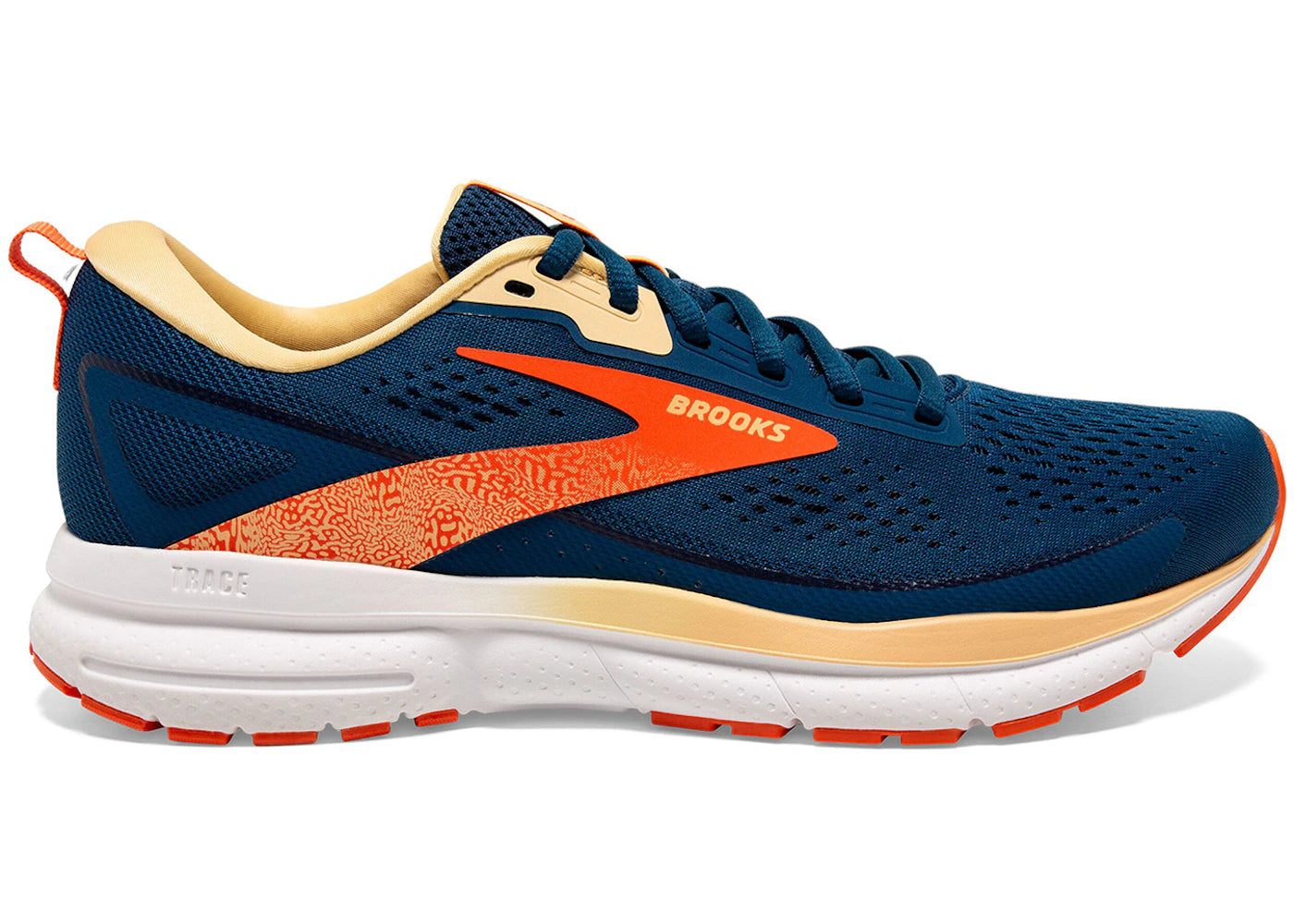 Brooks Trace 3 Blue Nasturtium Sunburst (Women's)