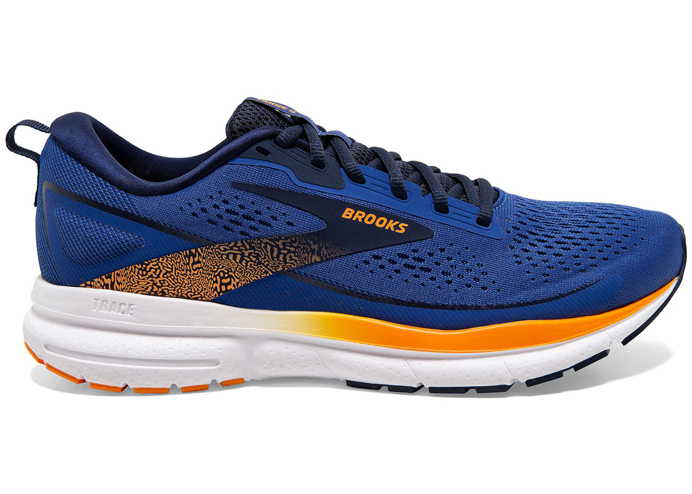 Brooks Trace 3 Blue Peacoat Orange