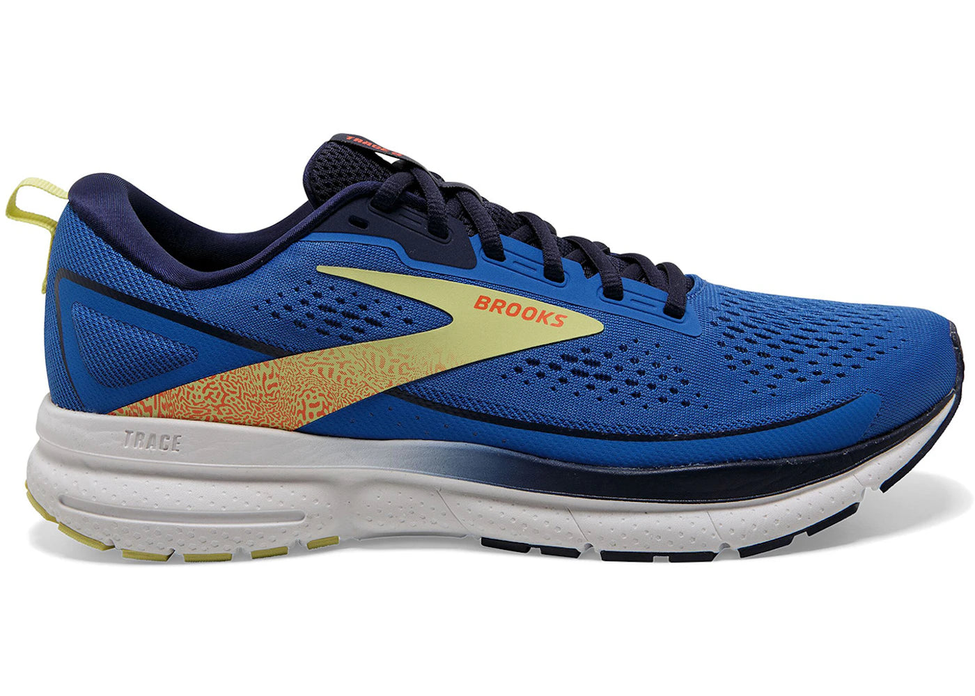 Brooks Trace 3 Blue Peacoat Yellow