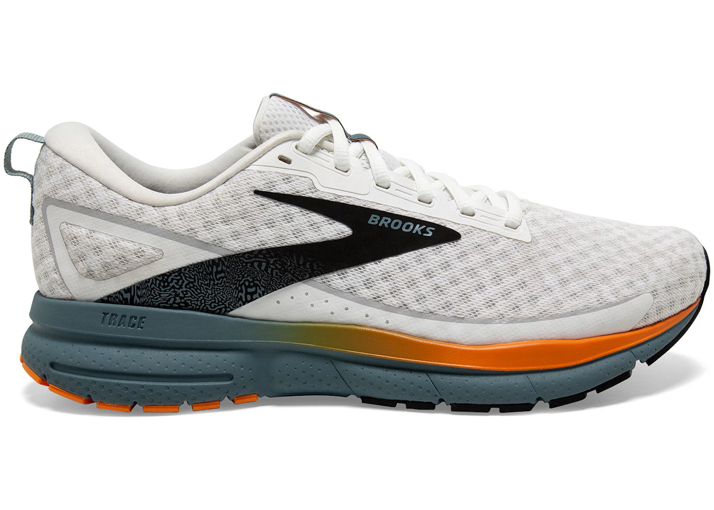 Brooks Trace 3 White Orange Goblin Blue