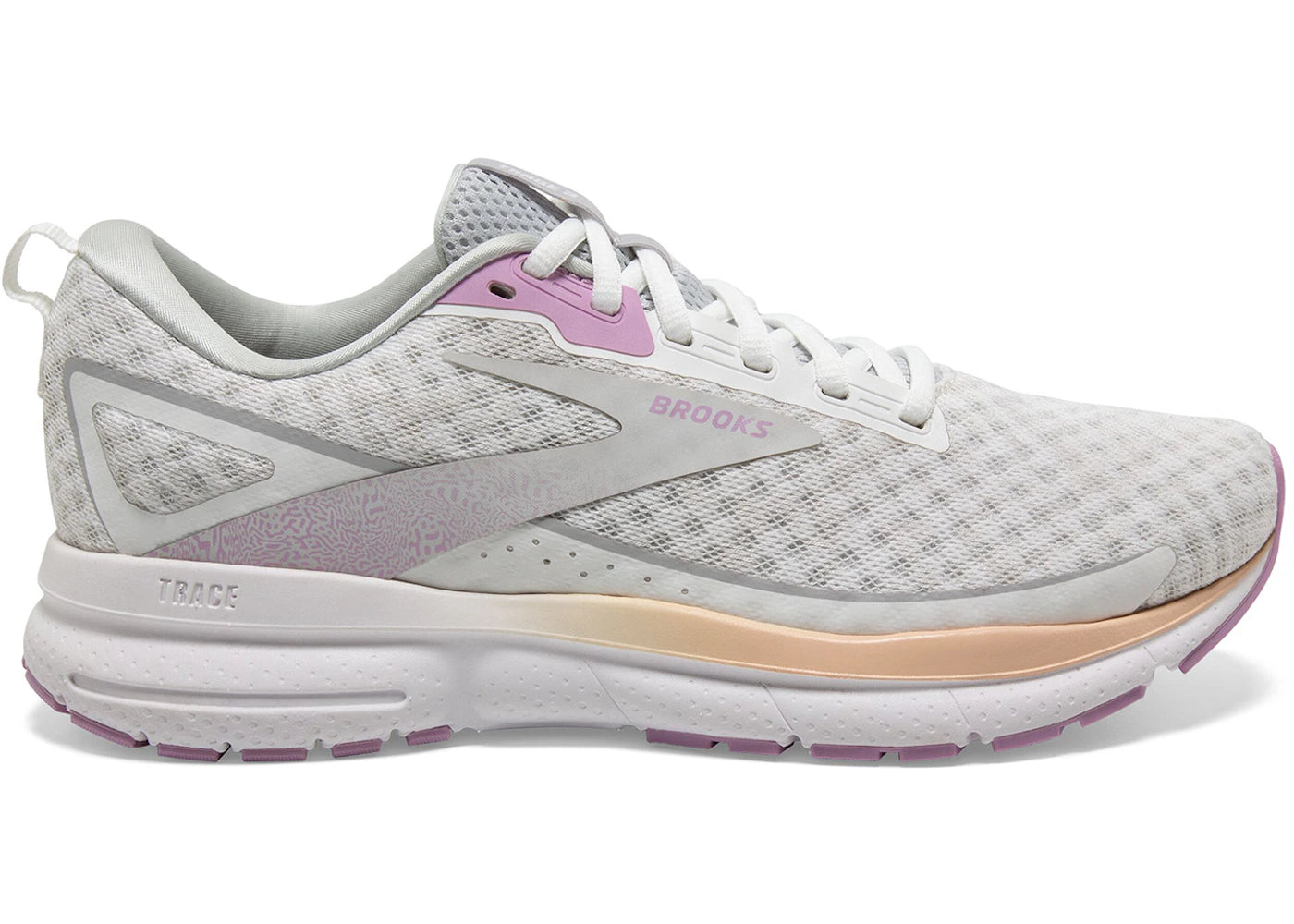 Brooks Trace 3 White Orchid Apricot (Women's)