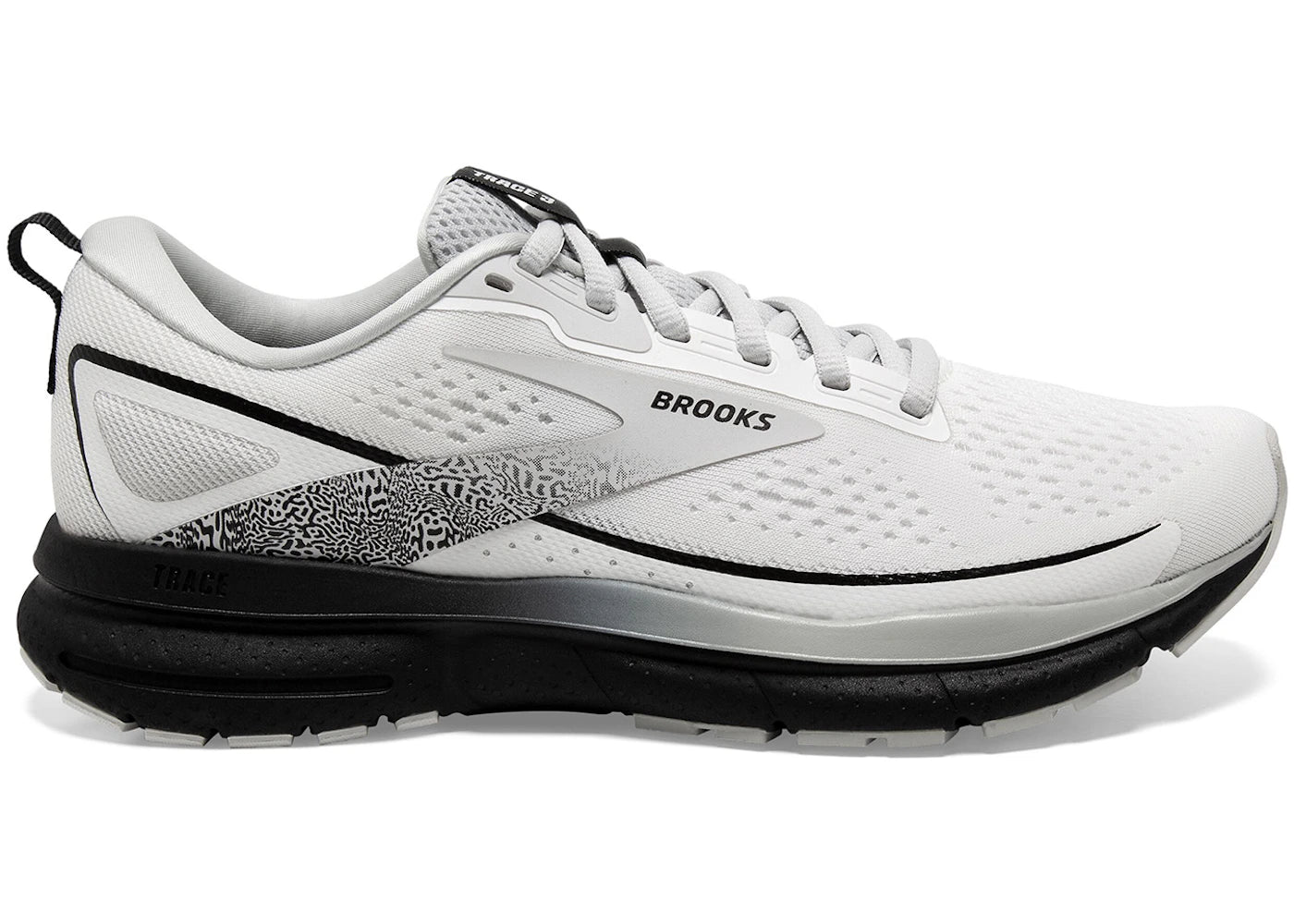 Brooks Trace 3 White Oyster Black (Women's)