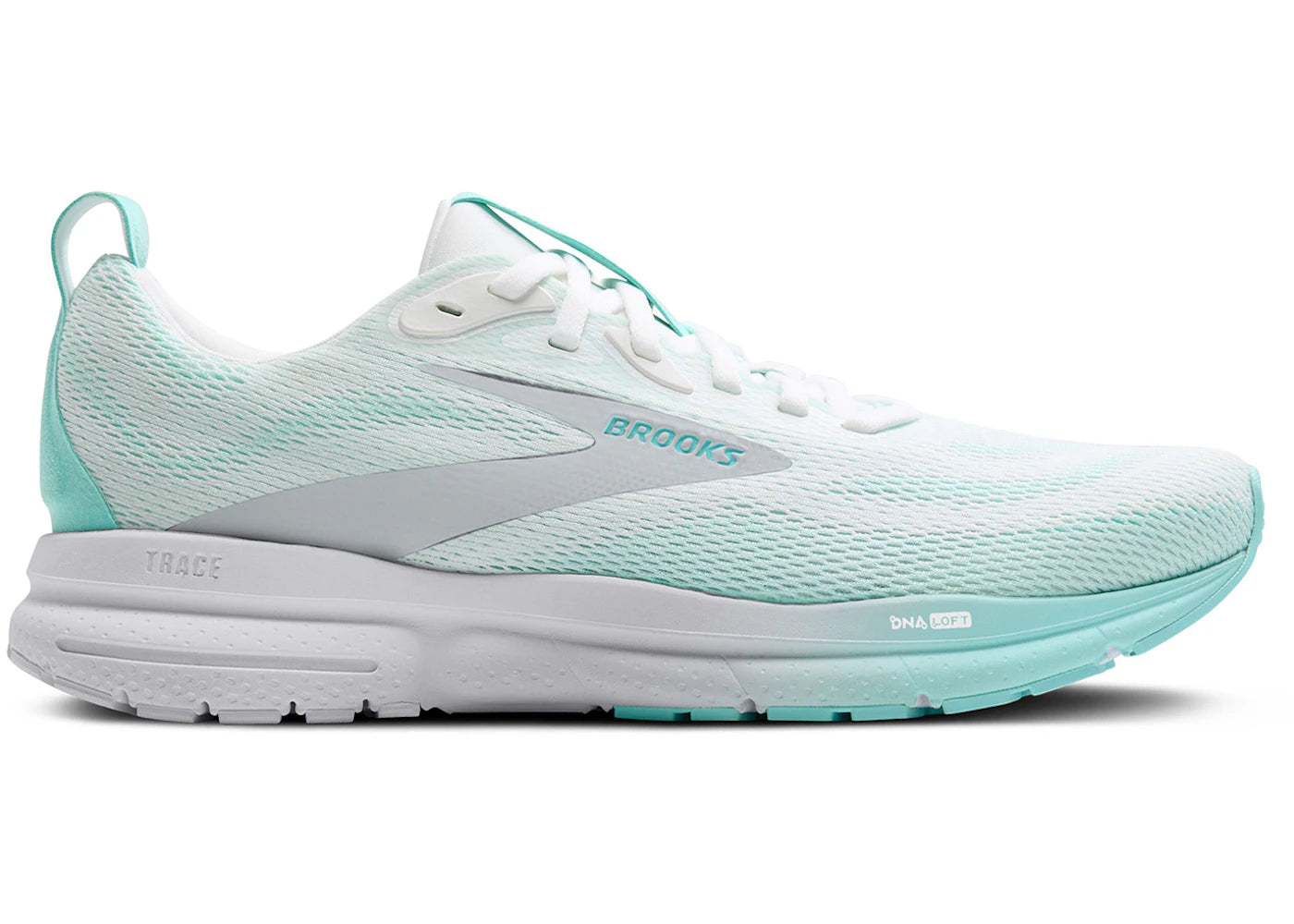 Brooks Trace 4 Bright White Limpet Oyster (Women's)