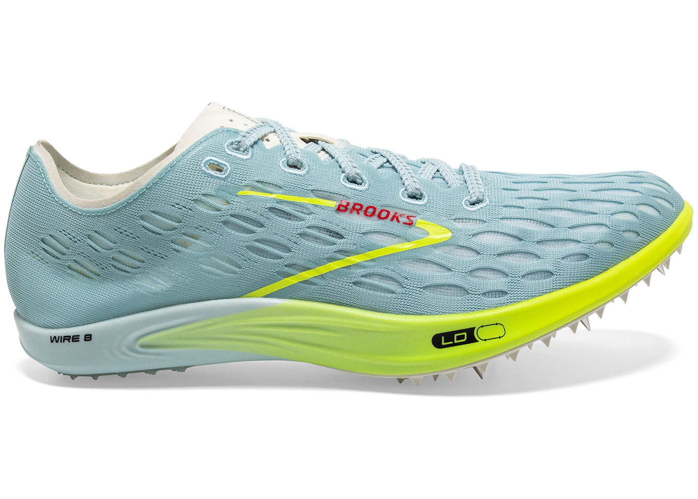 Brooks Wire 8 Blue Glow Nightlife Red