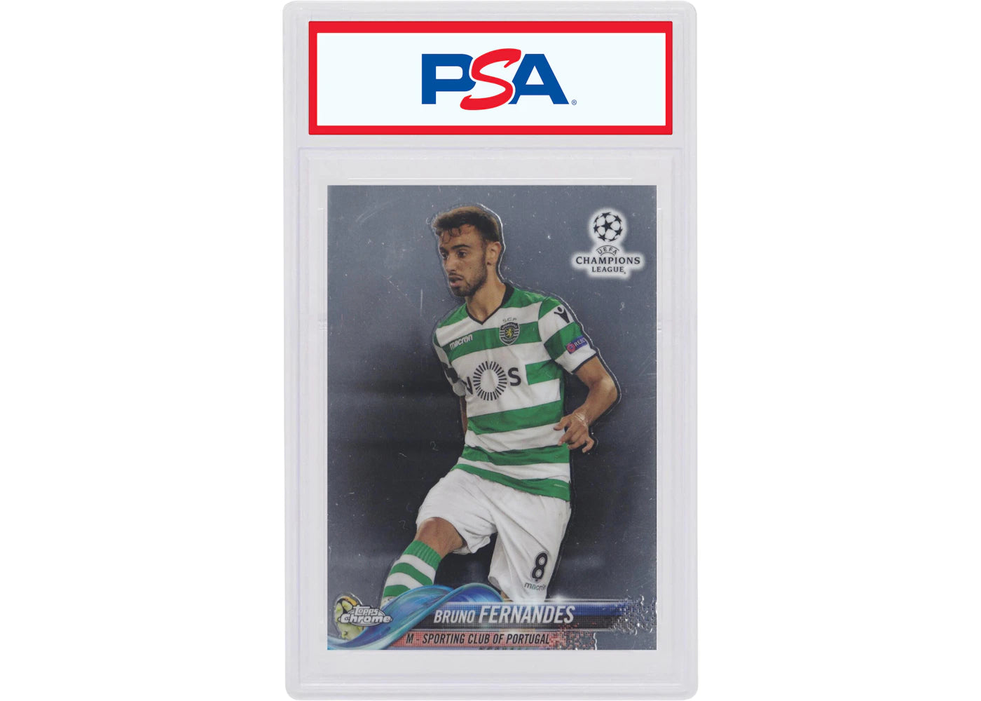 Bruno Fernandes 2018 Topps Chrome UEFA Champions League #66 (PSA or BGS Graded)
