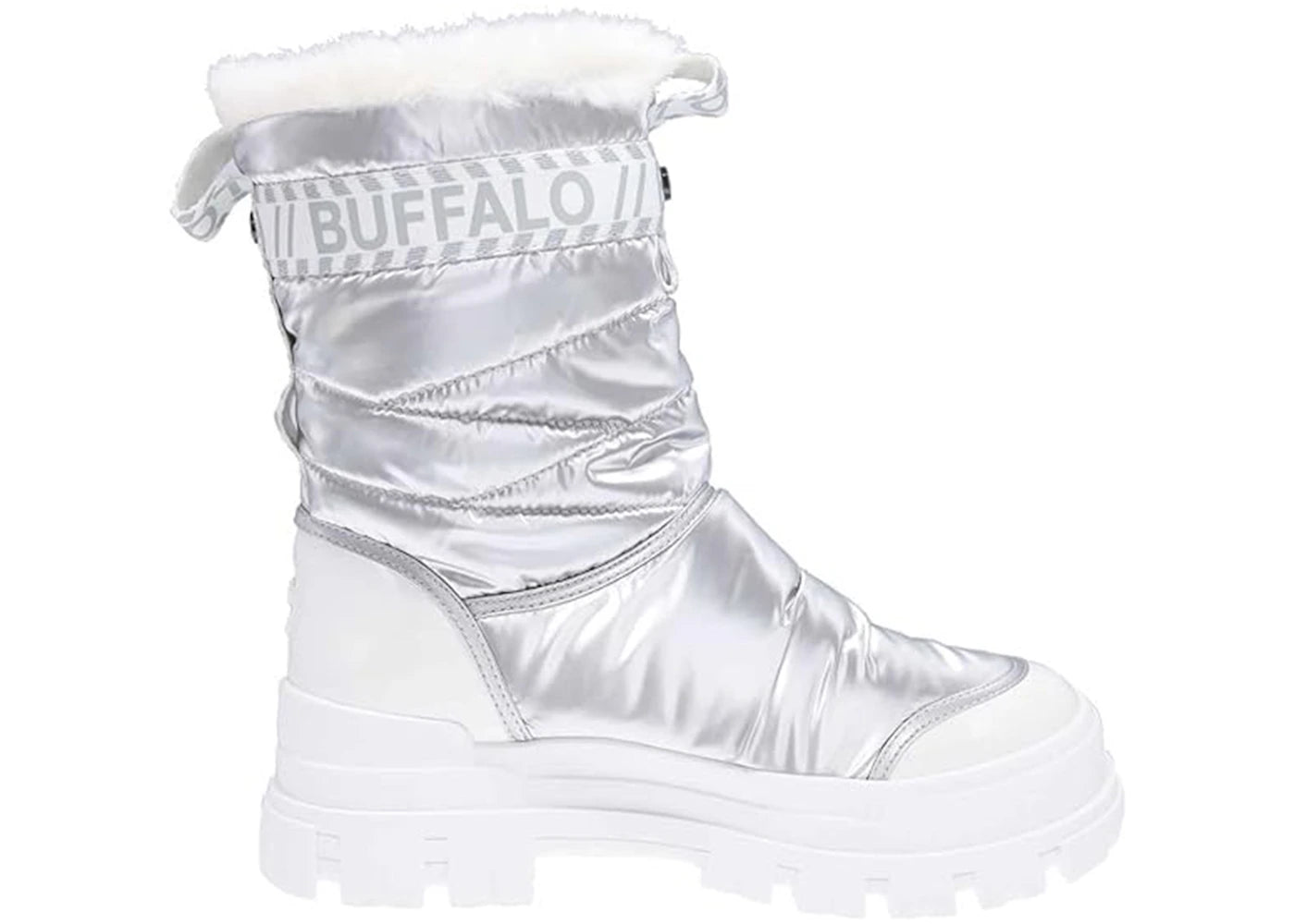 Buffalo Aspha Quilt Snowboot Silver (Women's)