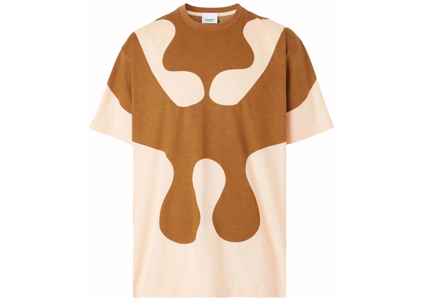 Burberry Abstract Print T-Shirt Brown