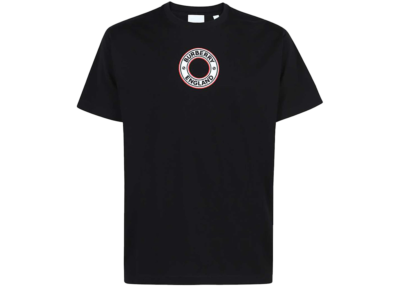 Burberry Archway Logo Applique T-Shirt Black White Red