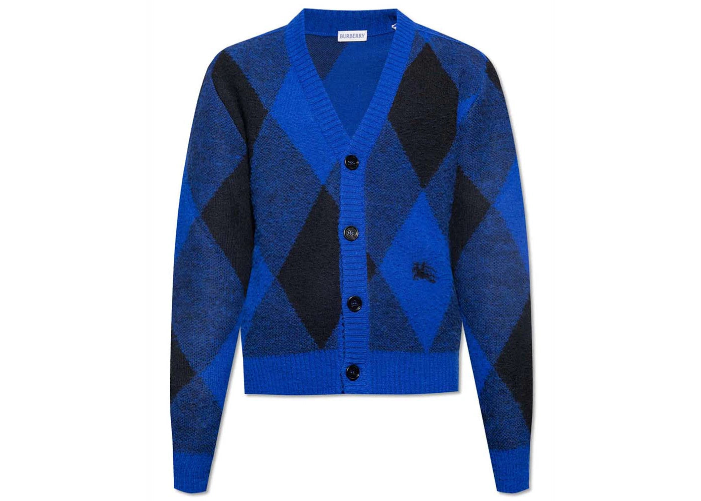 Burberry Argyle Check Cardigan Blue/Black