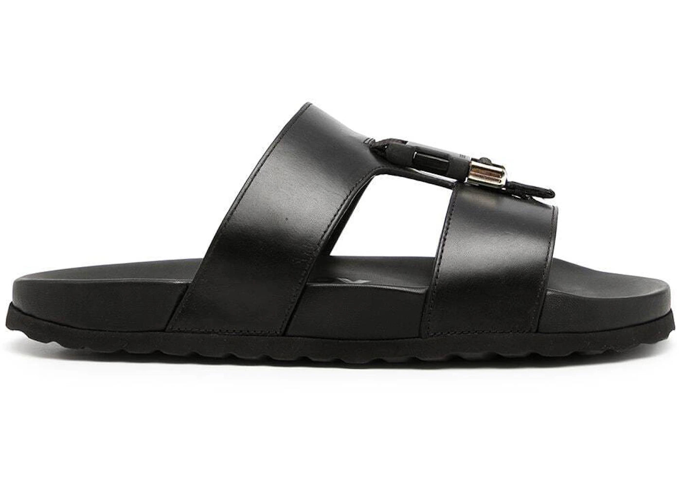 Burberry Barnston Leather Sandal Black