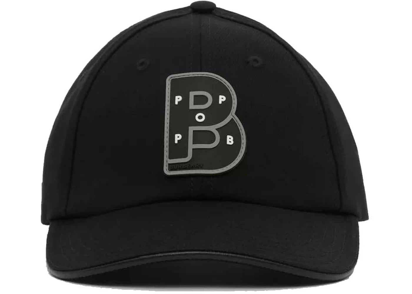 Burberry x Pop Trading Company Baseball Cap Black