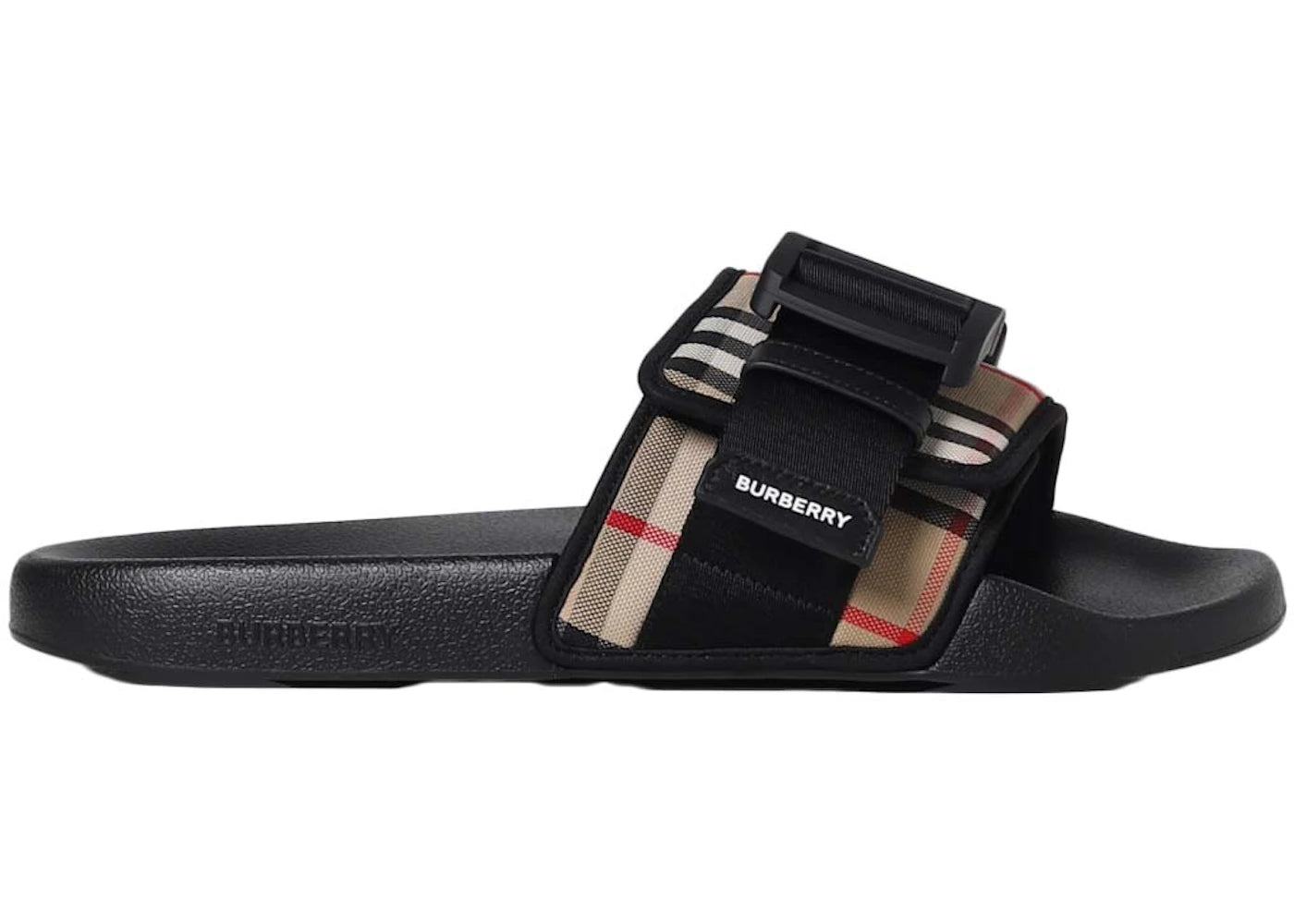 Burberry Cameron Clip Sandal Beige Black