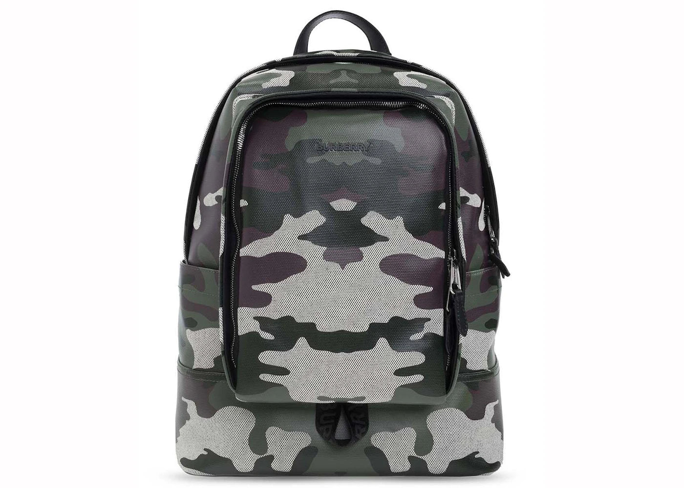 Burberry Camouflage Backpack Green Multi