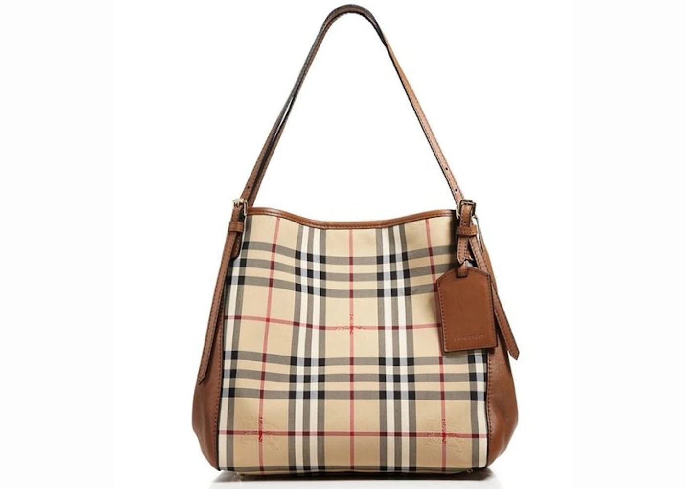 Burberry Canterbury Tote Horseferry Check Small Brown