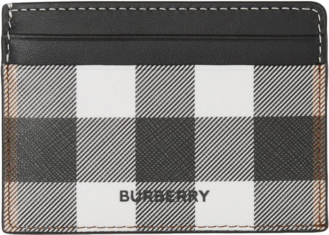 Burberry Check (7 slot) Card Case Dark Birch Brown