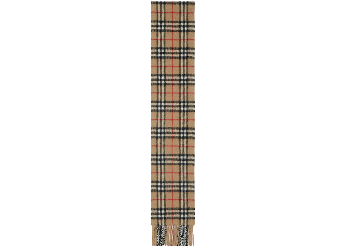 Burberry Check Cashmere Scarf – Online Exclusive Archive Beige