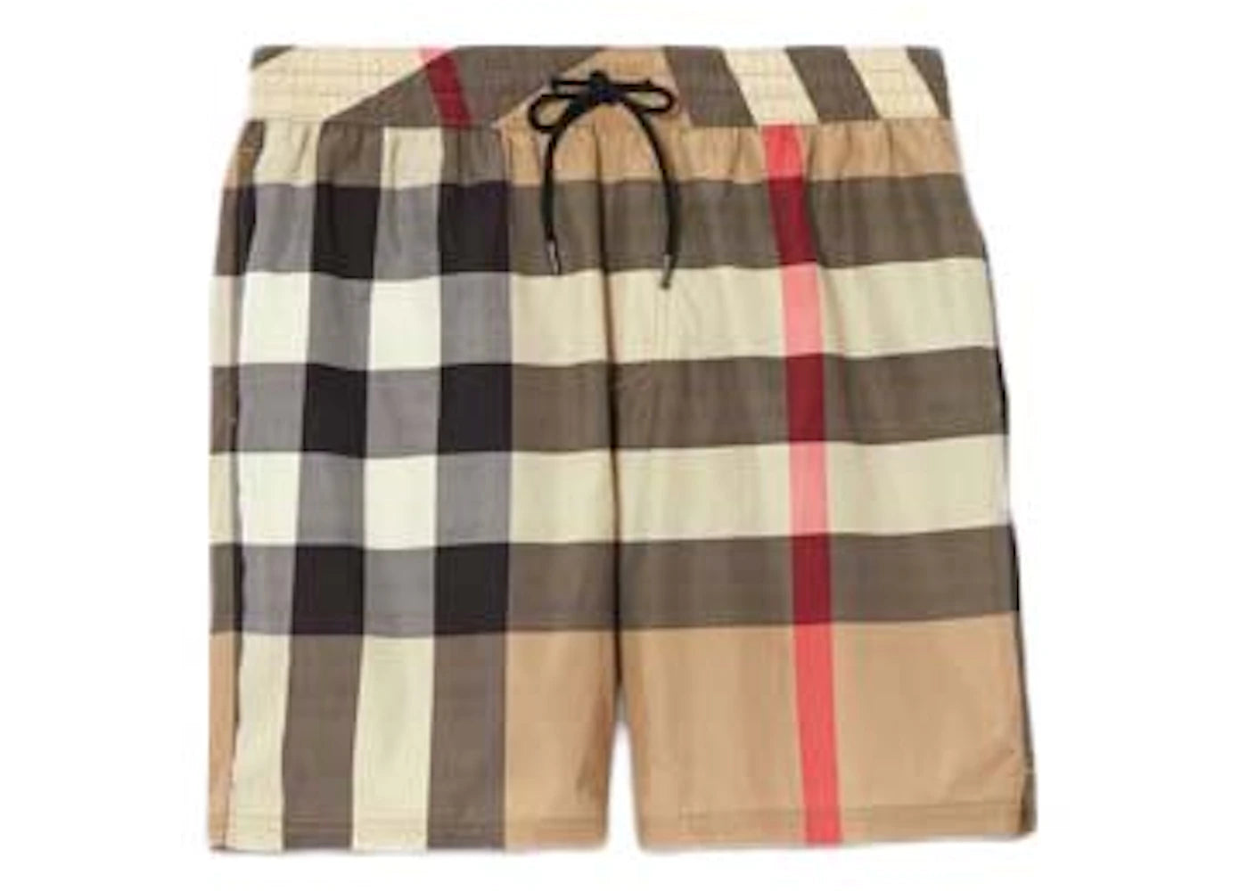 Burberry Check Drawcord Swim Shorts Archive Beige