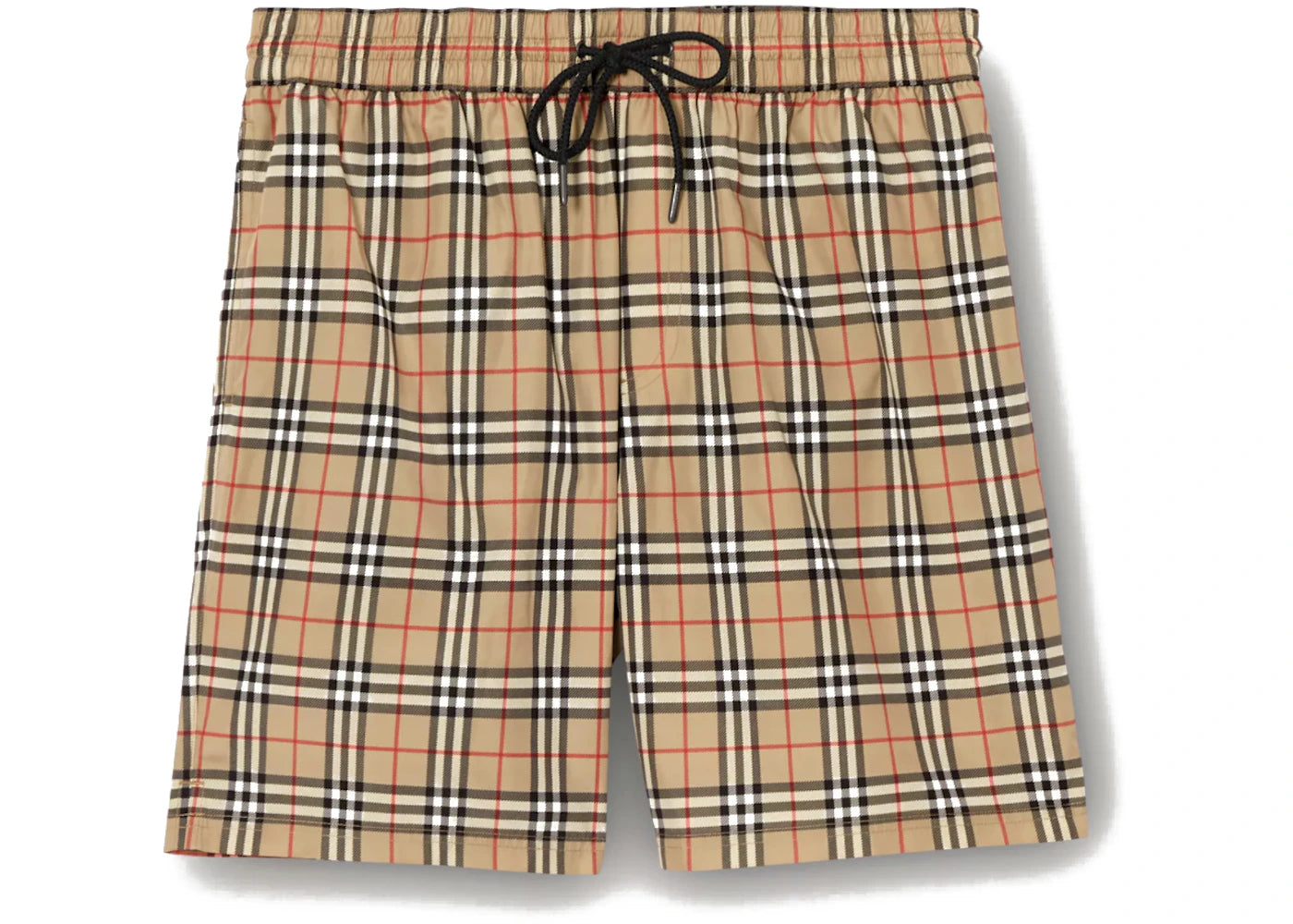 Burberry Check Drawcord Swim Shorts Beige