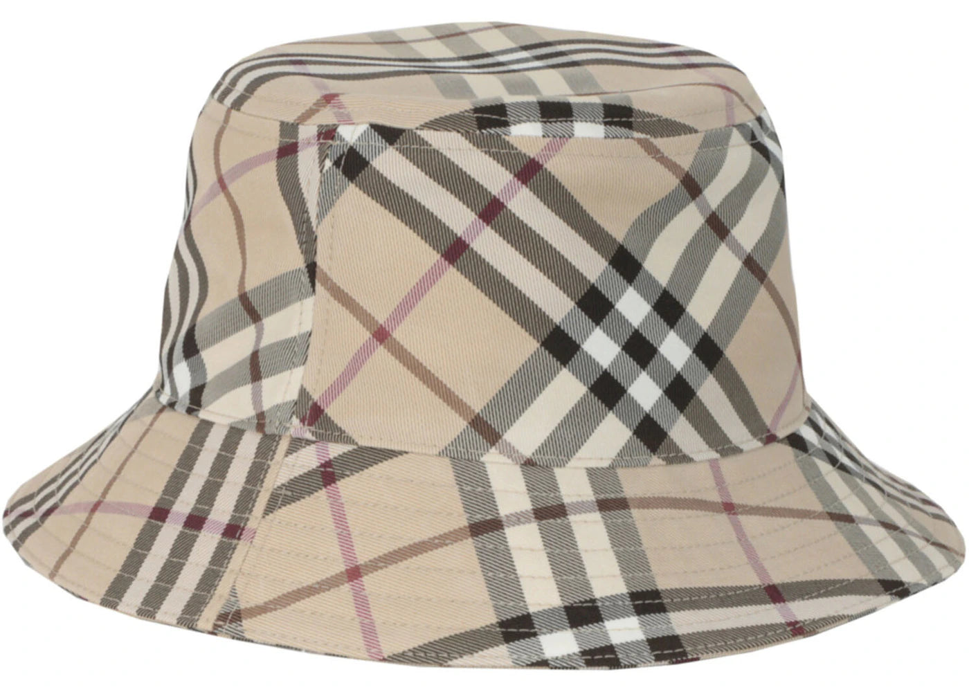 Burberry Check EKD Bucket Hat Alabaster Multi