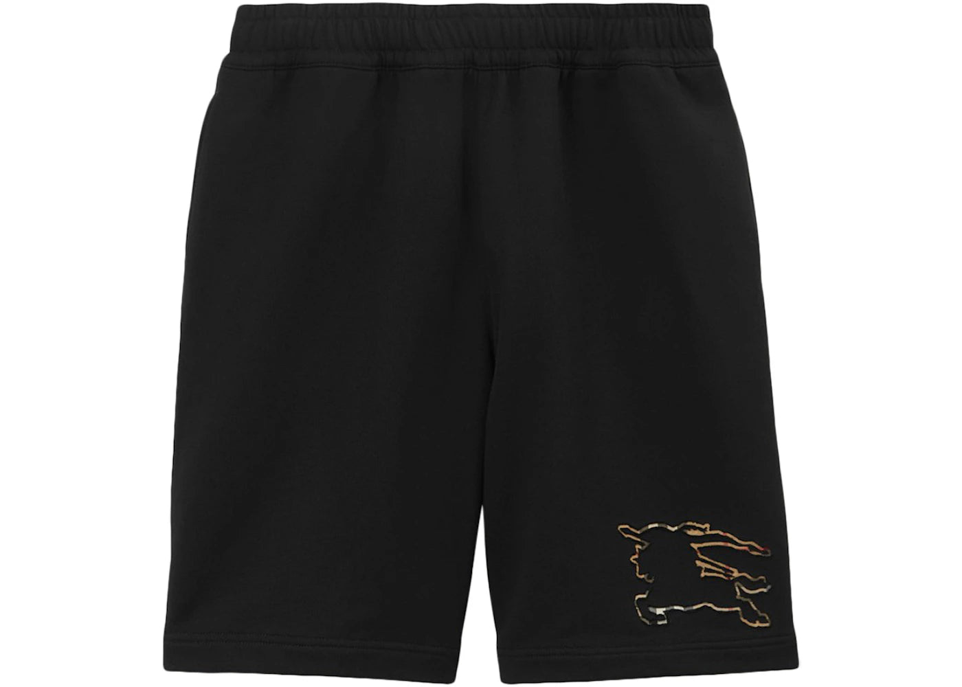 Burberry Check EKD Cotton Shorts Black