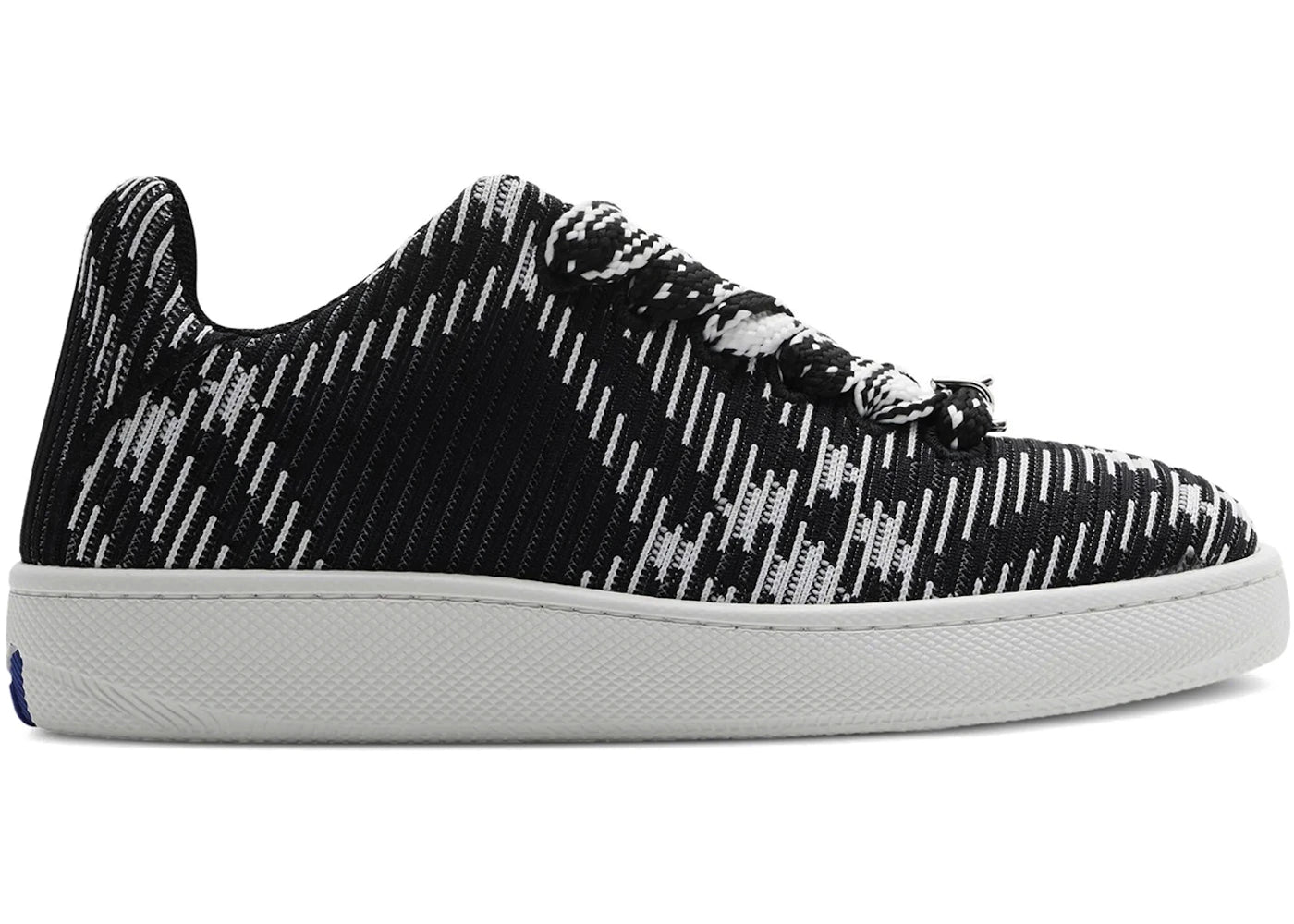 Burberry Check Knit Box Sneaker Black White (Women's)