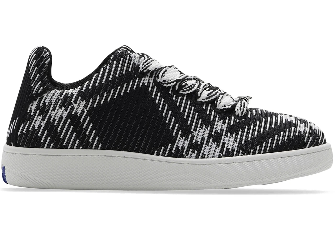 Burberry Check Knit Box Sneaker Black White