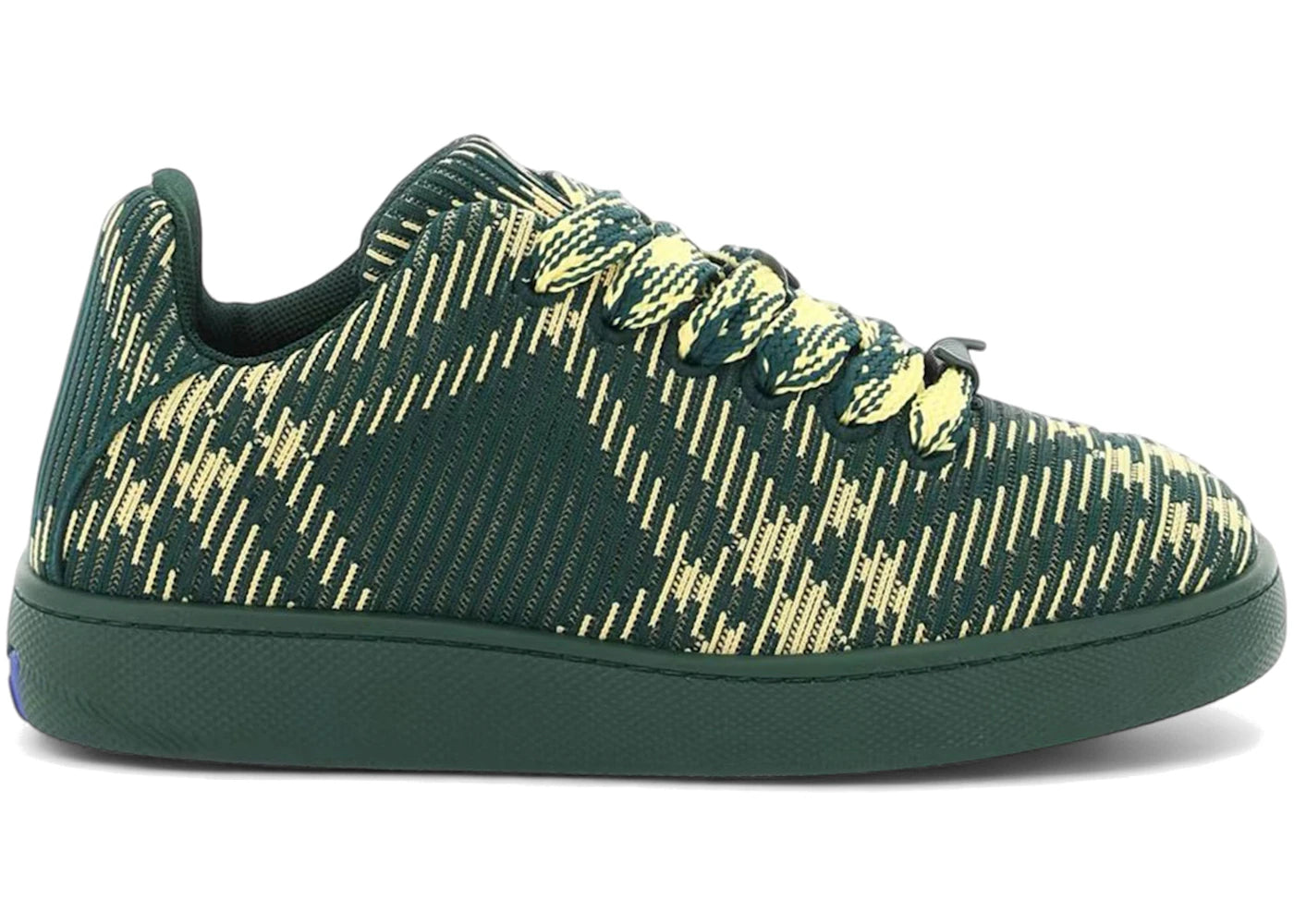 Burberry Check Knit Box Sneaker Green