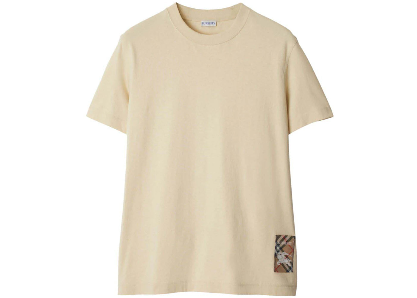 Burberry Check Label T-shirt Nutmeg