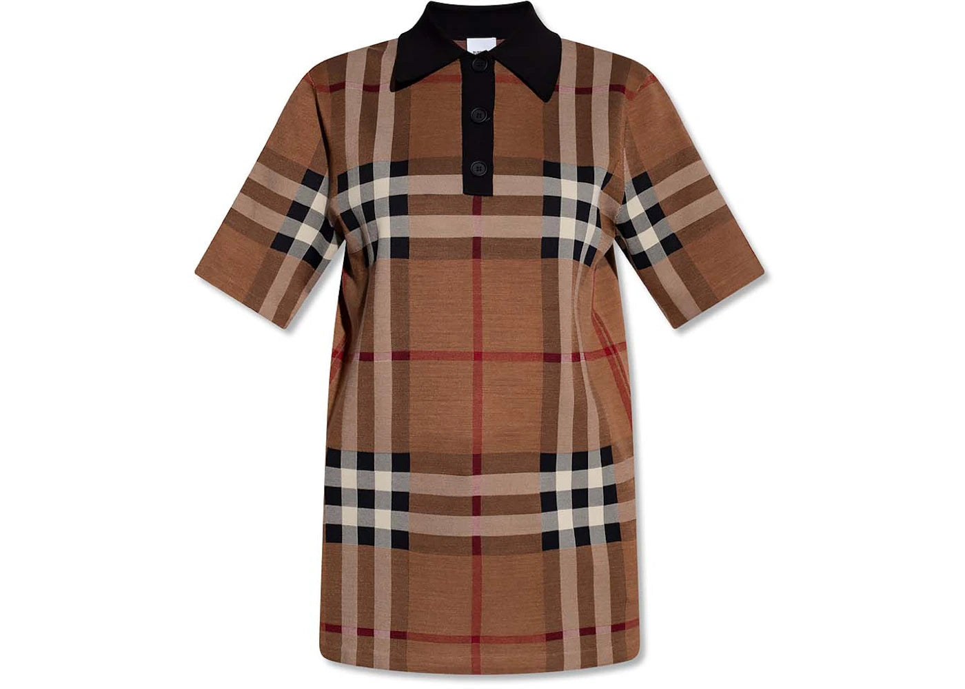 Burberry Check Polo Brown Check