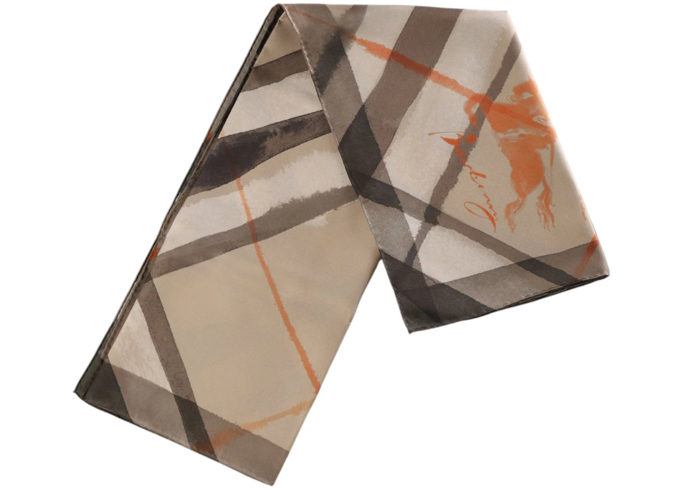 Burberry Check Print Scarf Birch