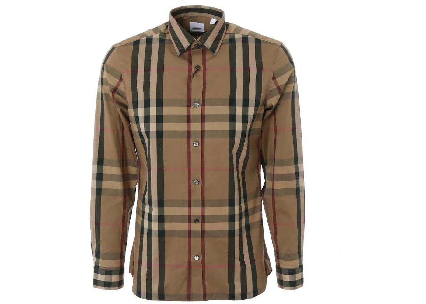 Burberry Check Shirt Pebble