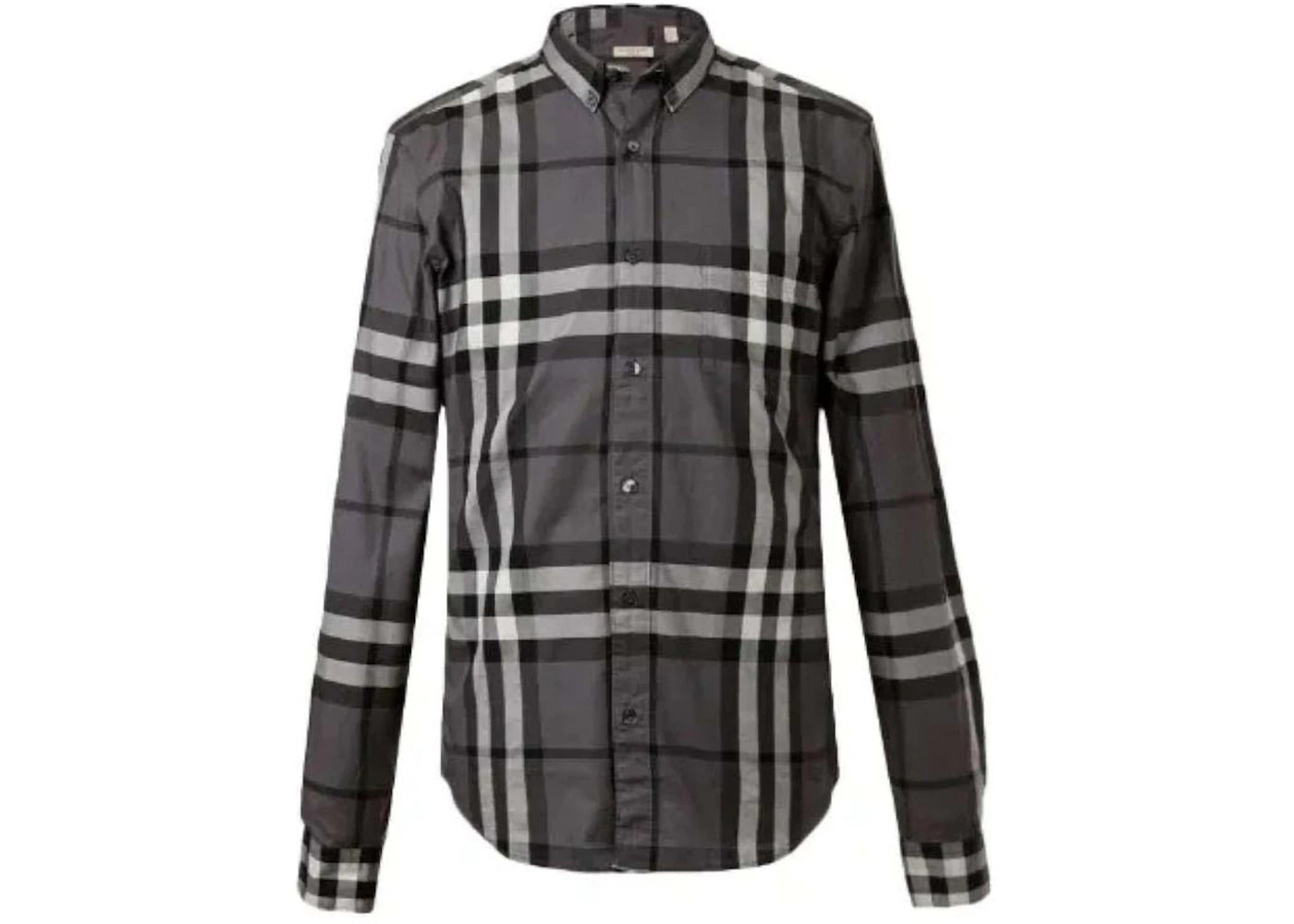 Burberry Check Shirt Grey