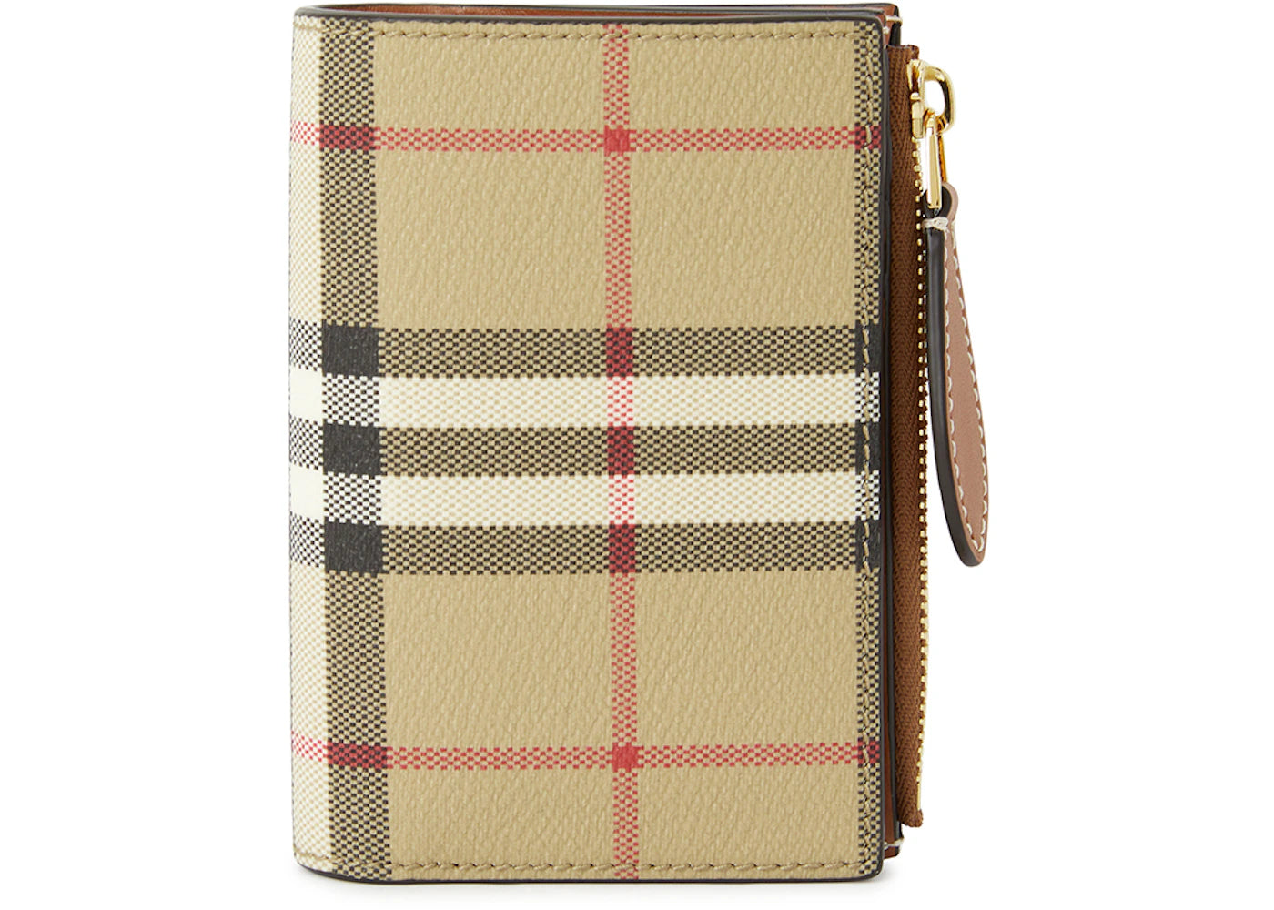Burberry Check Short Wallet Beige