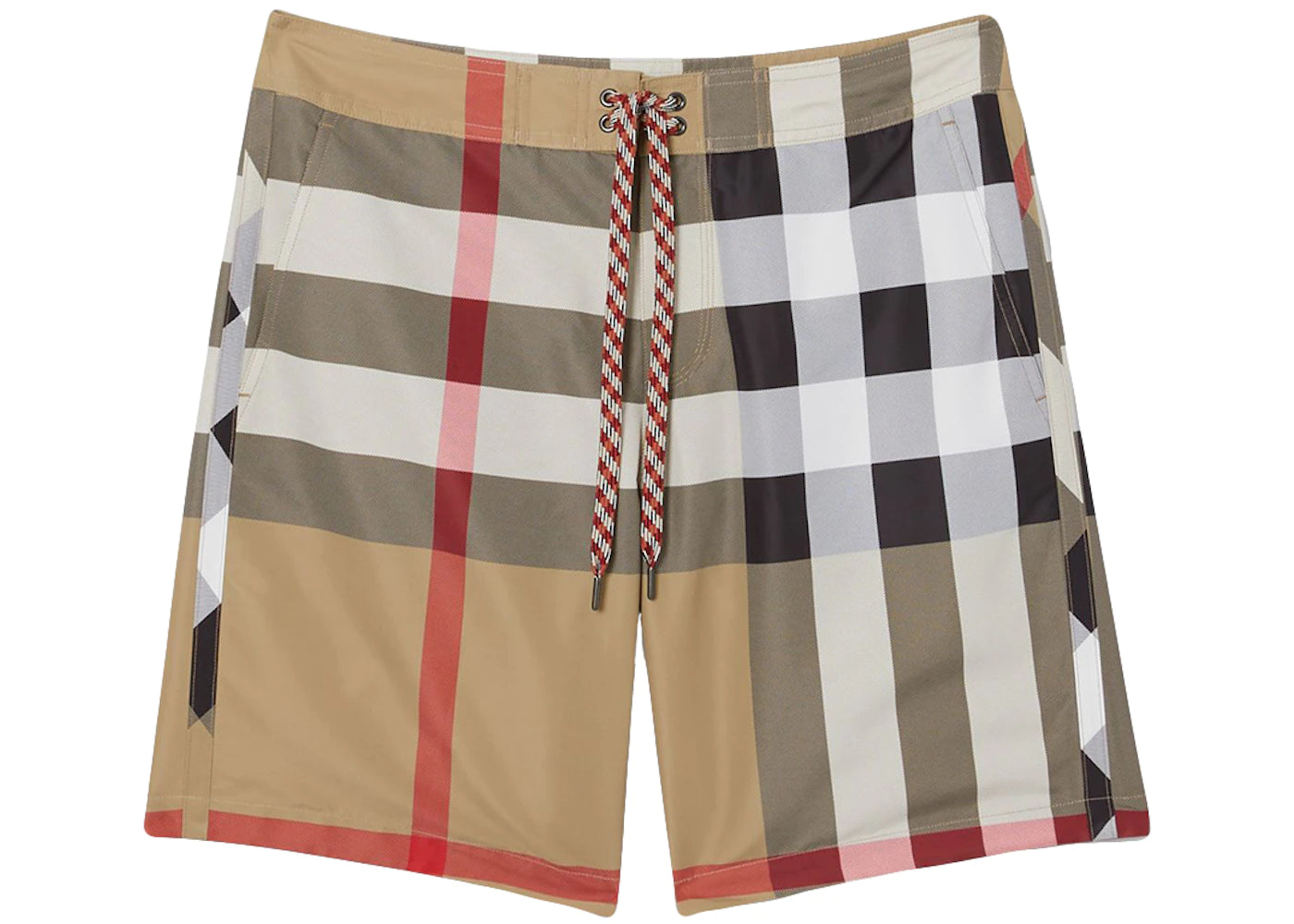 Burberry Check Swim Shorts Archive Beige