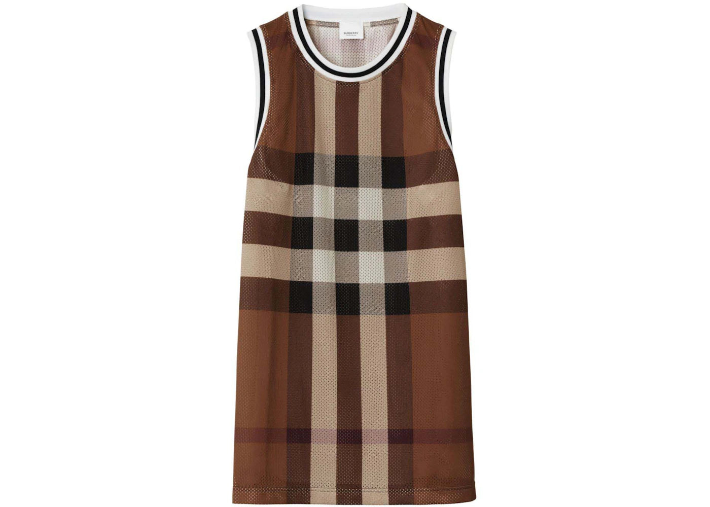 Burberry Check Tank Top Brown