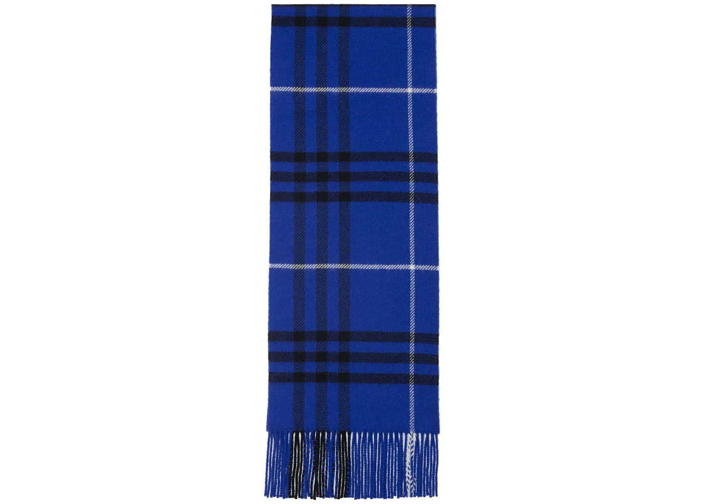 Burberry Check Wool Cashmere Scarf Knight