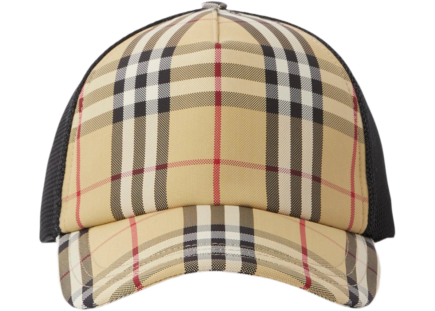 Burberry Check and Mesh Cap Archive Beige