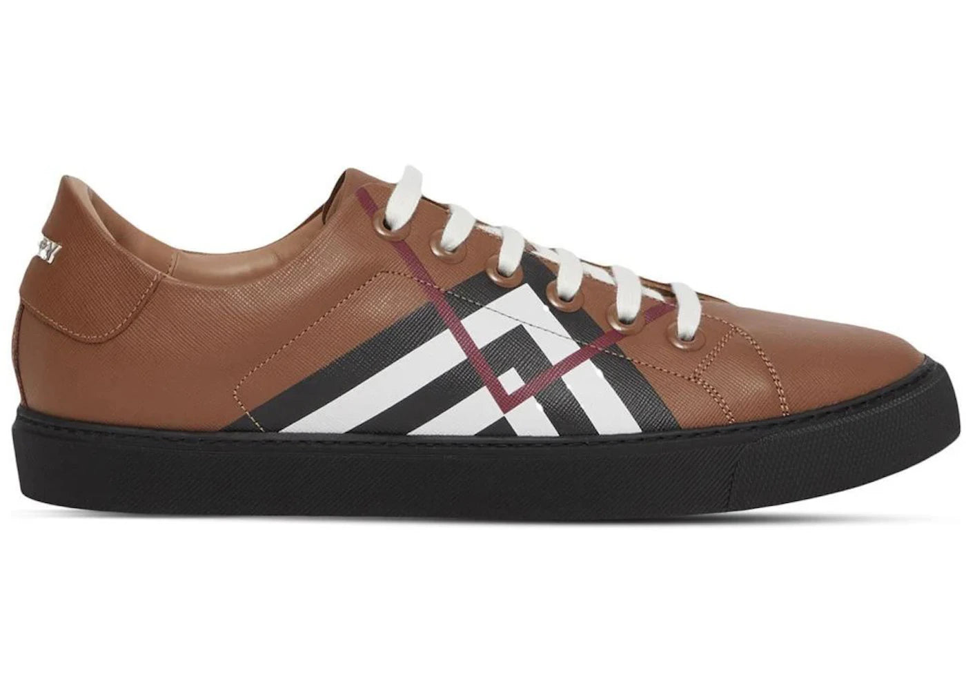 Burberry Chevron Check Low-Top Sneaker Brown (Women's)