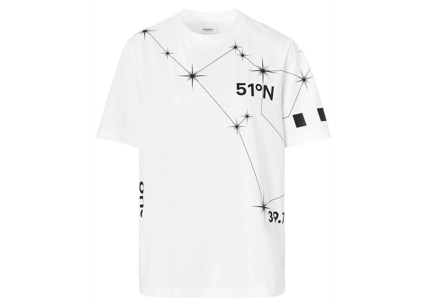 Burberry Constellation Print T-shirt White