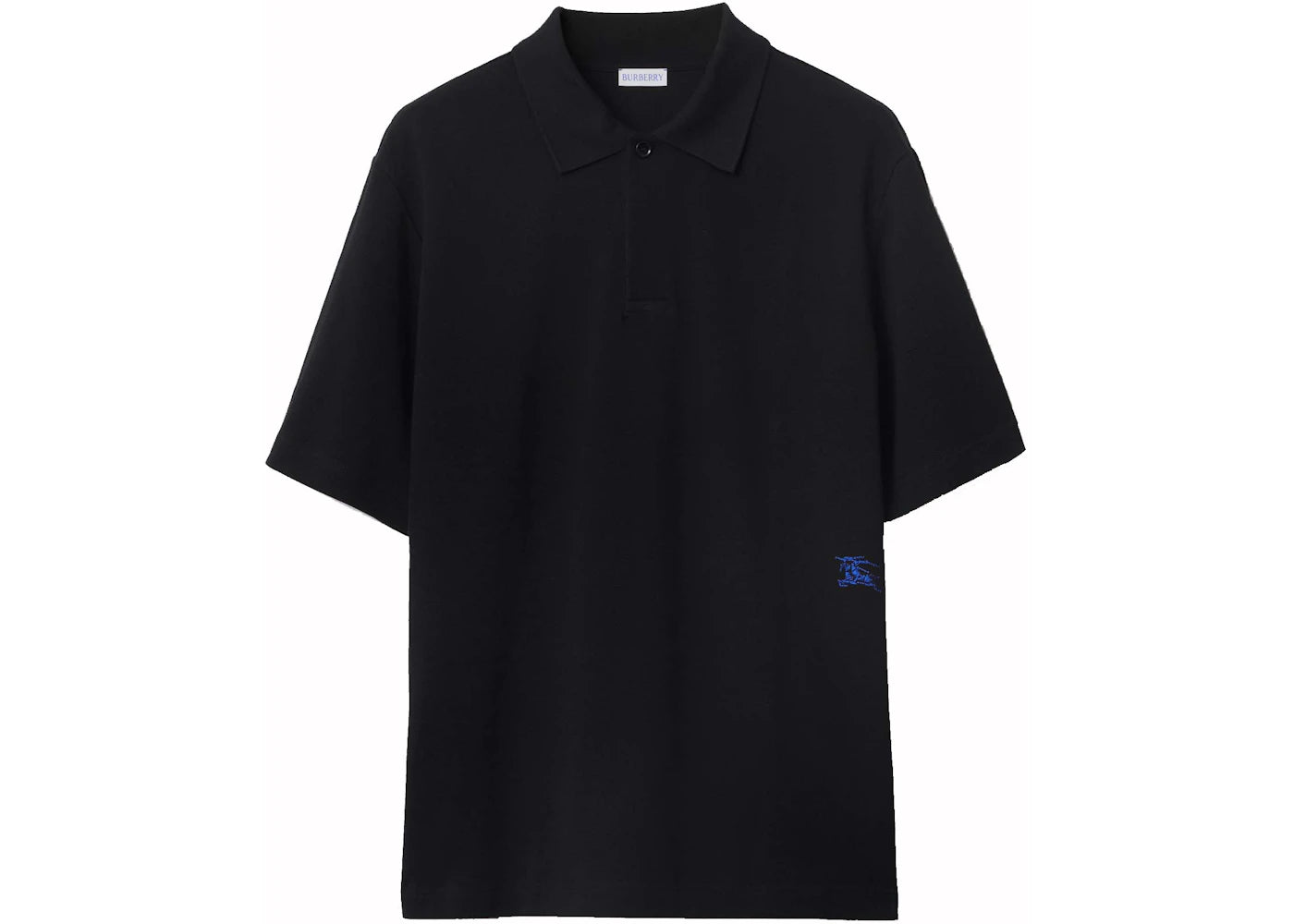 Burberry Cotton Polo Black