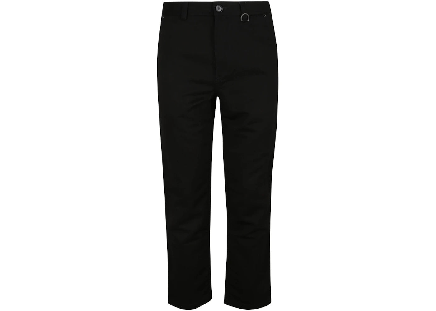 Burberry D-Ring Tailored Straight-Leg Trousers Black