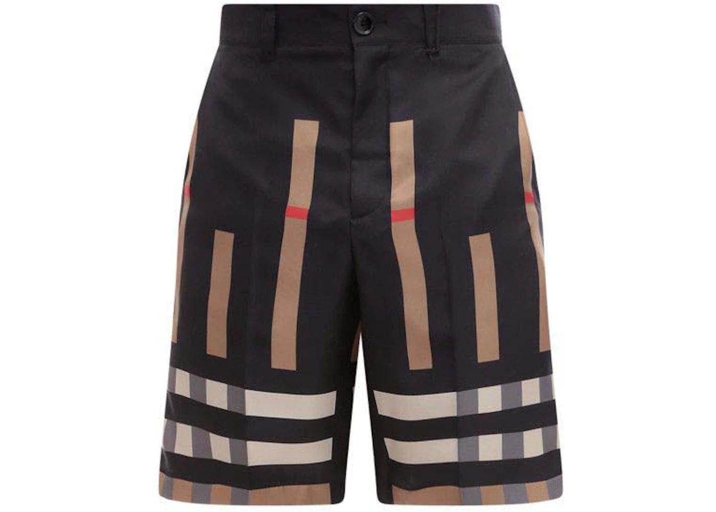 Burberry Dan Silk Shorts Black Multi